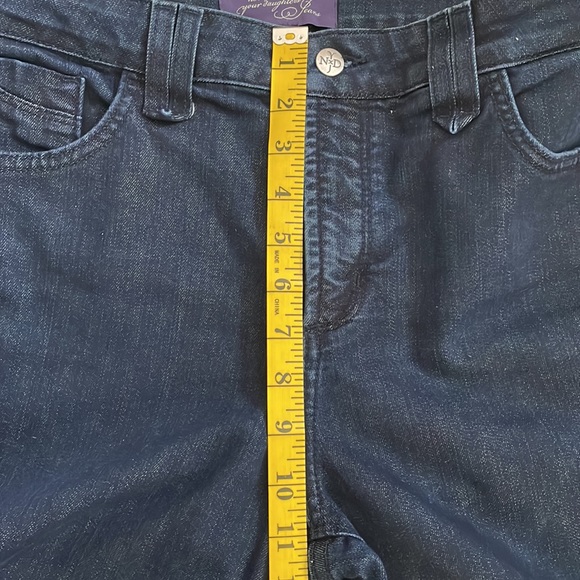 NYDJ High Rise Bootcut Dark Wash Jeans - Sz 12 - Picture 10 of 11